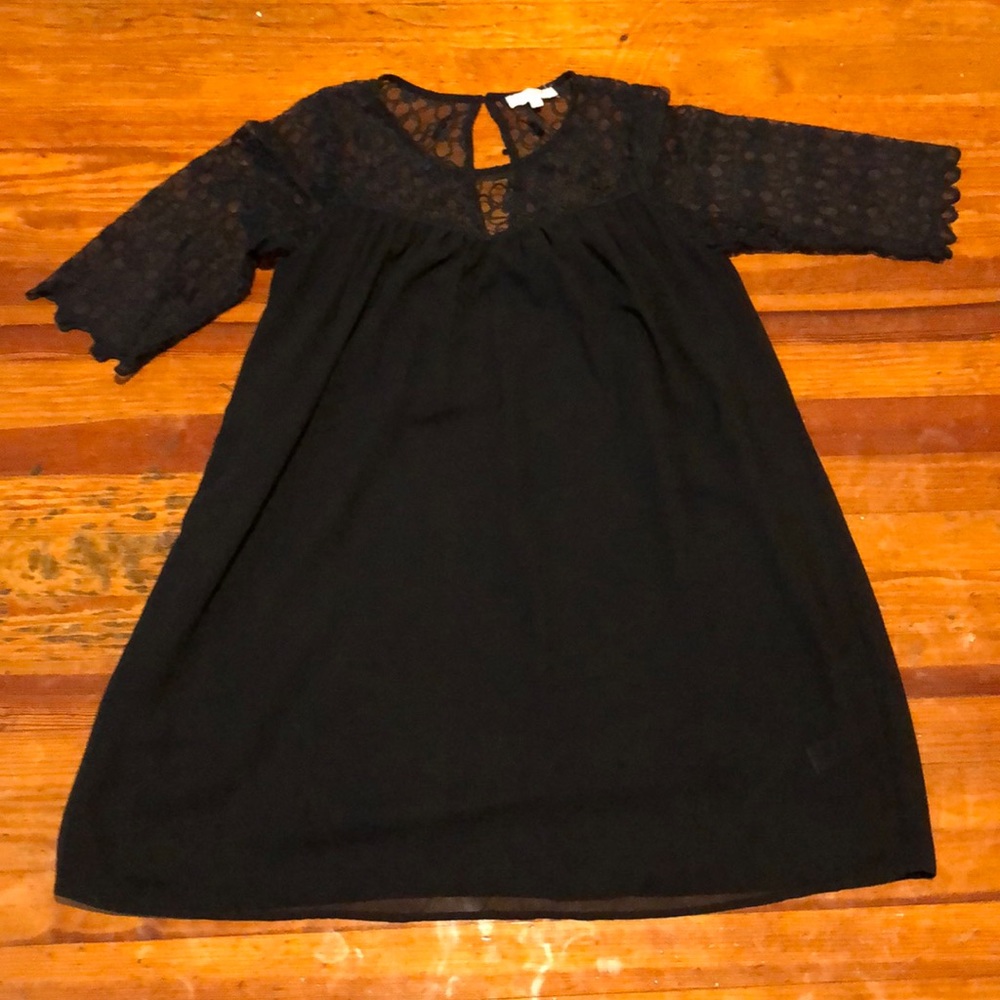 Black babydoll dress